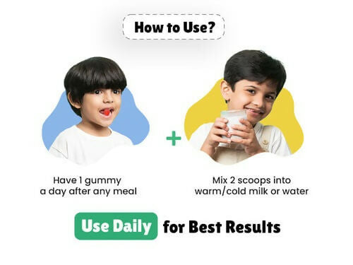 Little Joys Nutrimix Powder Kulfi Almond 2 - 6 Years + Brain Gummies Combo | Grocsy