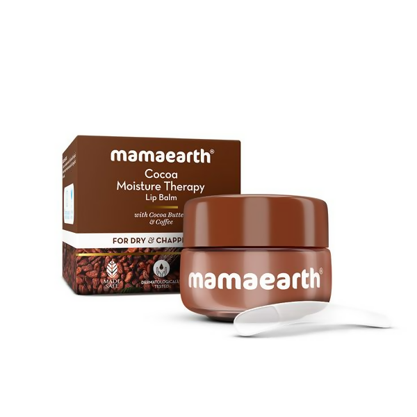 Mamaearth Cocoa Moisture Therapy Lip Balm with Cocoa Butter & Coffee For Dry & Chapped Lips | Grocsy