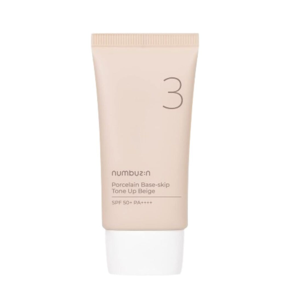 Numbuzin No.3 Porcelain Base-skip Tone Up Beige | Grocsy