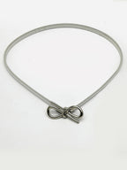 NVR Women Circular Silver Plated Stretchable Metal Belt | Grocsy
