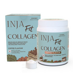 Inja Fit Marine Collagen For Skin Joints And Muscles With Vit C & Glucosamine - Coffee Flavour | Grocsy