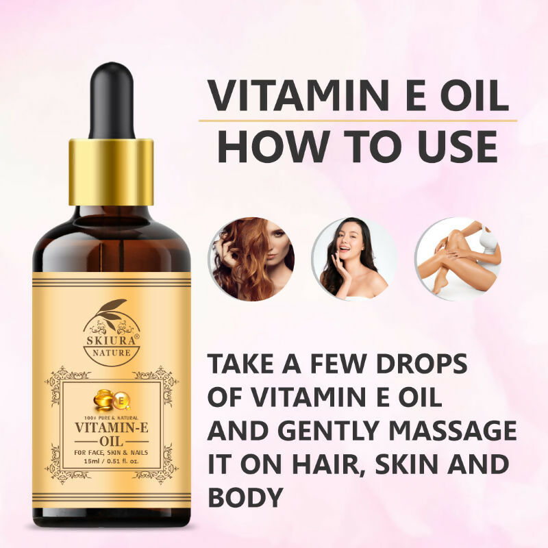 Skiura Nature Vitamin E Oil Pure & Natural | Grocsy