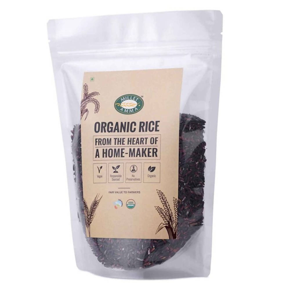 Millet Amma Organic Black Rice | Grocsy