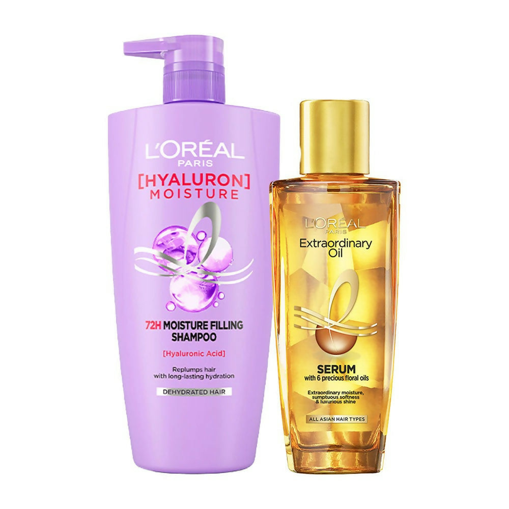 L'Oreal Paris Hydrating & Smoothening Combo For Dry Hair | Grocsy