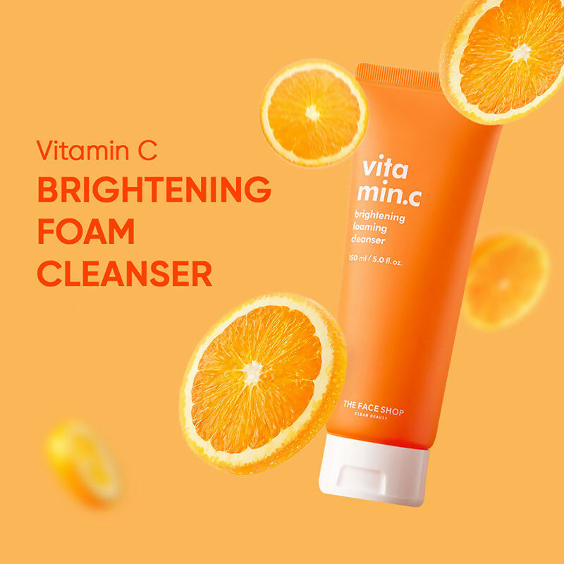 The Face Shop Vitamin C Brightening Korean Face Wash | Grocsy
