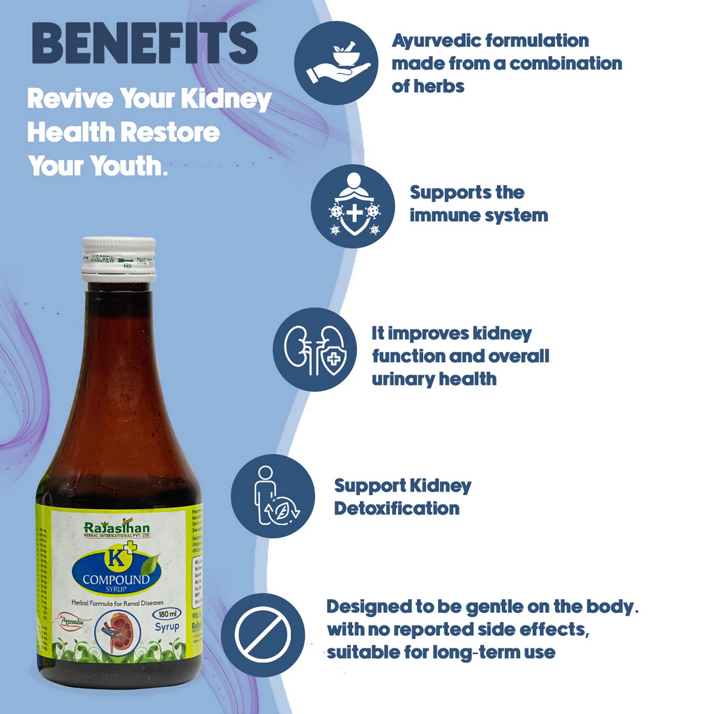 Rajasthan Herbals K+ Compound Syrup | Grocsy