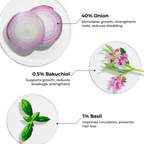 Brillare Onion & Bakuchiol Oil Shots For Hair Fall Reduction | Grocsy