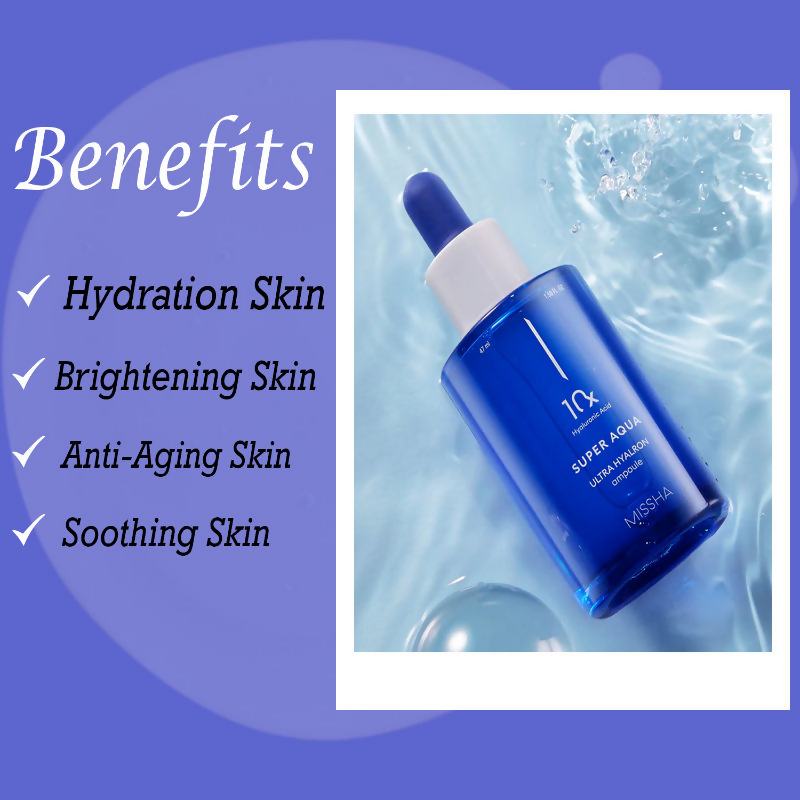 Missha Super Aqua Ultra Hyalron Ampoule | Grocsy