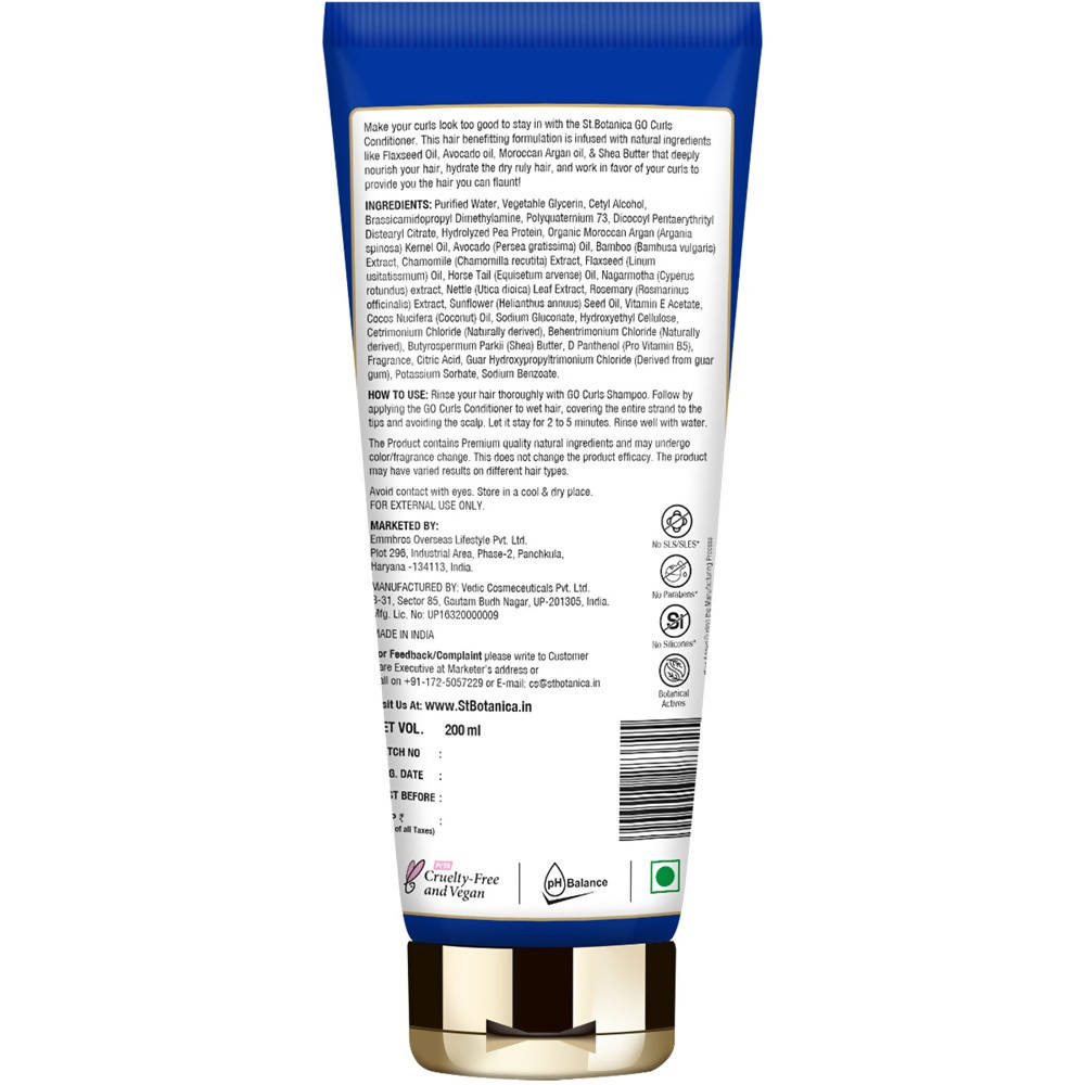St.Botanica GO Curls Hair Conditioner | Grocsy