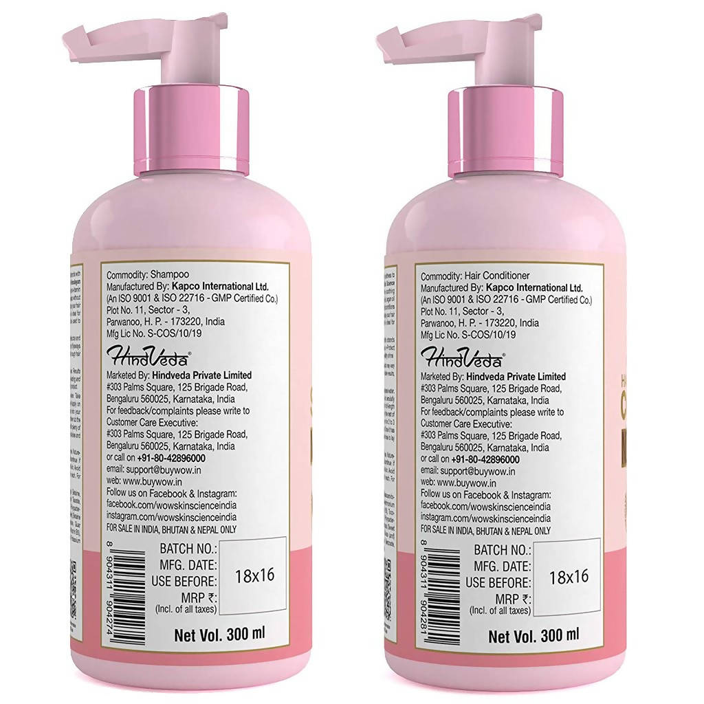 Wow Skin Science Himalayan Rose Shampoo and Conditioner | Grocsy