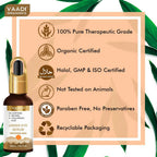 Vaadi Herbals Under Eye Serum With 5% Caffeine & Retinol & Hyaluronic Acid, Reduce Dark Circles, Reverse Aging | Grocsy