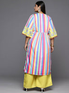 Ahalyaa Women's Traditional wear Kurta Set - Multi | Grocsy