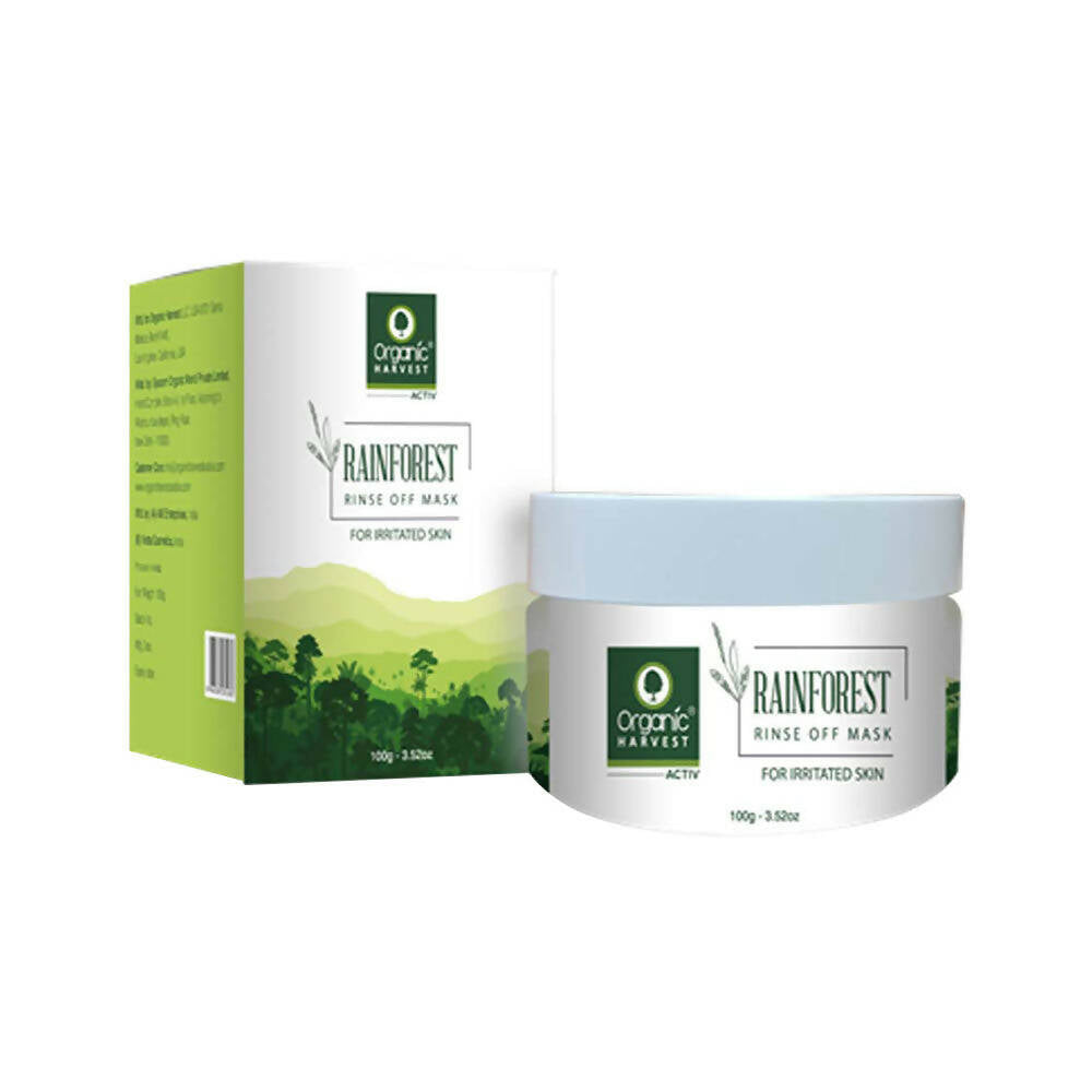 Organic Harvest Rainforest Leave-In Jelly Mask For Irritated Skin | Grocsy