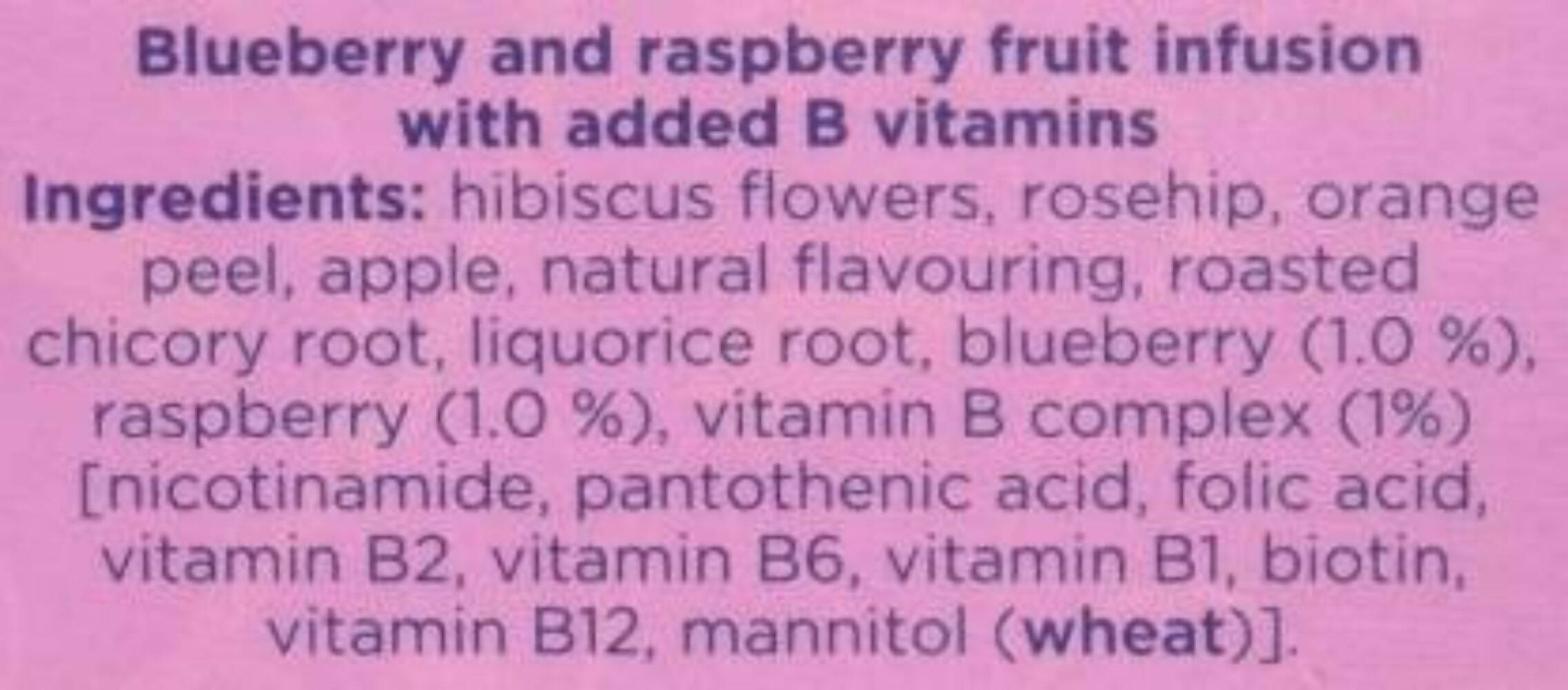 Tetley Super Fruits Boost With Blueberry & Raspberry Tea Bags | Grocsy
