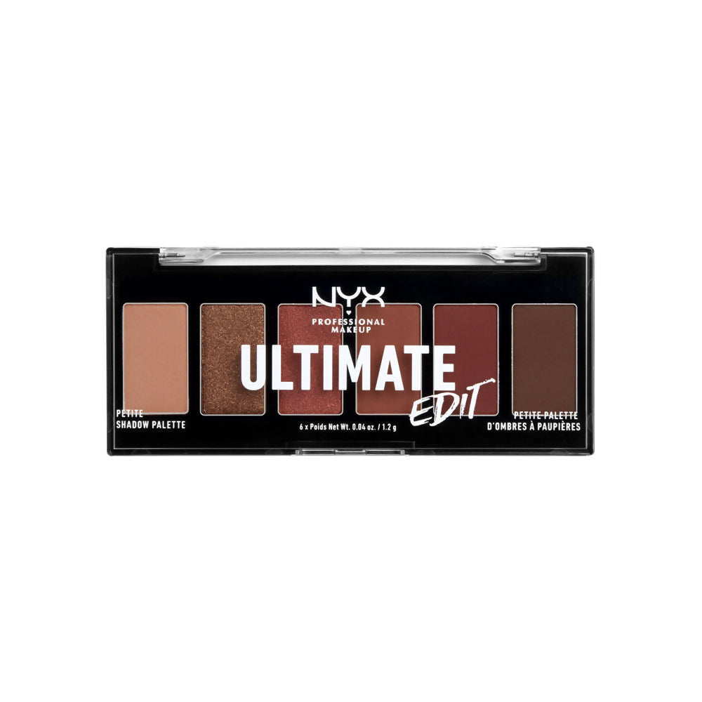 NYX Professional Makeup Ultimate Edit Petite Shadow Palette - Warm Neutrals | Grocsy