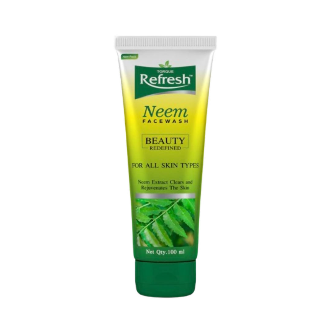 Torque's Refresh Neem Face Wash Cleanses And Soothes Skin | Grocsy