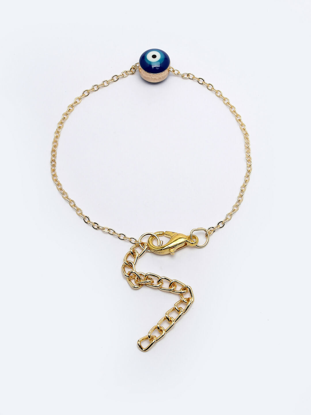 NVR Women Gold-Toned Evil Eye Rakhi With Roli Chawal | Grocsy