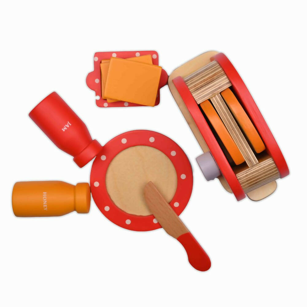 Nesta Toys Bread Pop-up Toaster Toy - Multicolor | Grocsy
