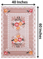 Yellow Weaves Cotton Floral Designer Rectangular Center 4 Seater Table Cover | Grocsy