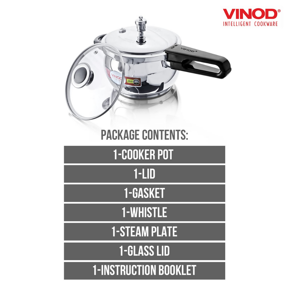 Vinod Stainless Steel Splendid Plus Handi Cooker | Grocsy