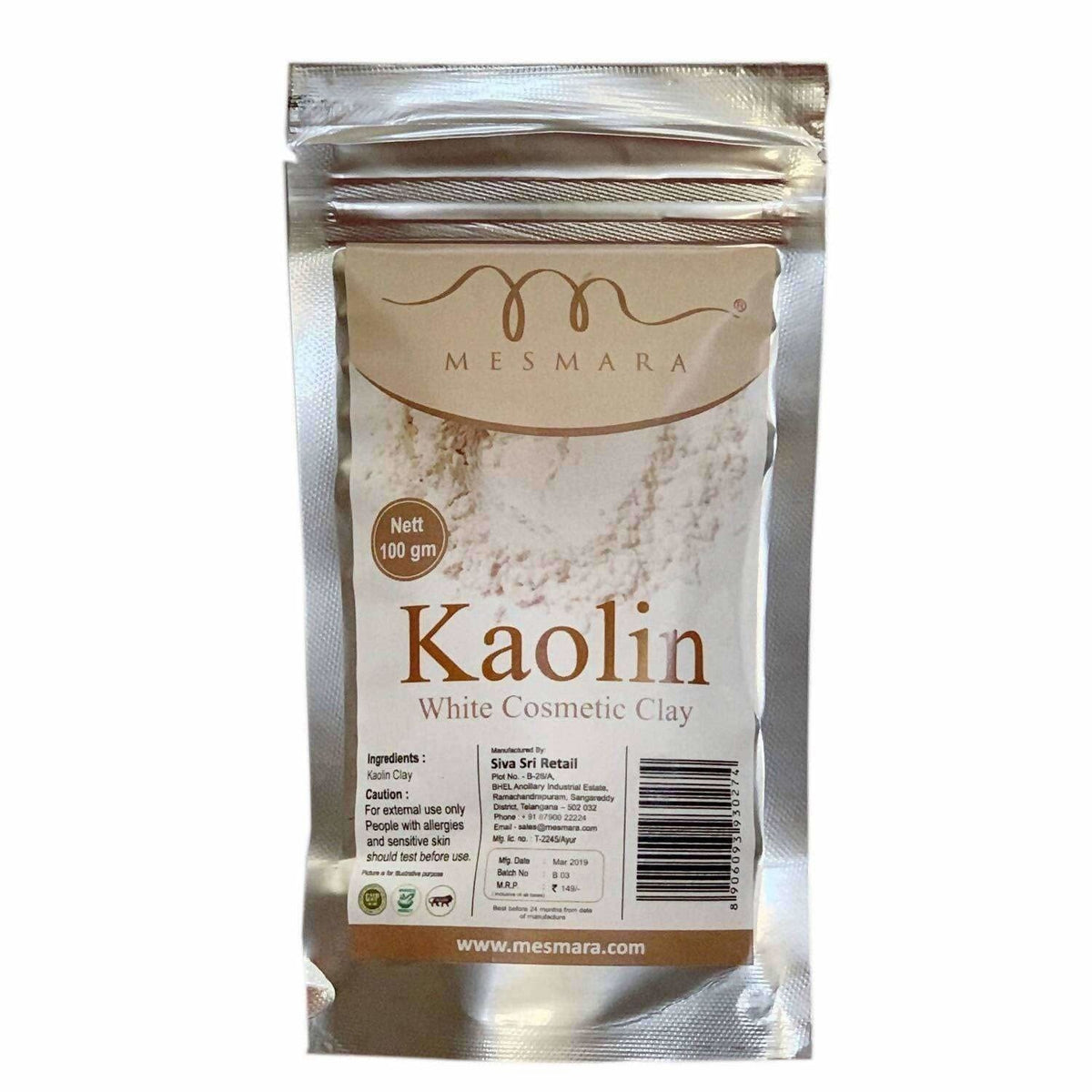 Mesmara Kaolin Clay(100gm) | Grocsy