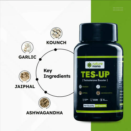Nature Mania Tes-Up Capsules (Testo Booster) | Grocsy