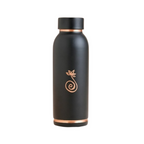 Isha Life Compact Copper Water Bottle (Coated) -700 ml | Grocsy
