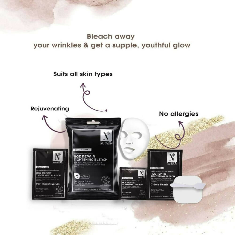 NutriGlow Advanced Organics Age Repair Tightening Bleach (6 in 1) | Grocsy