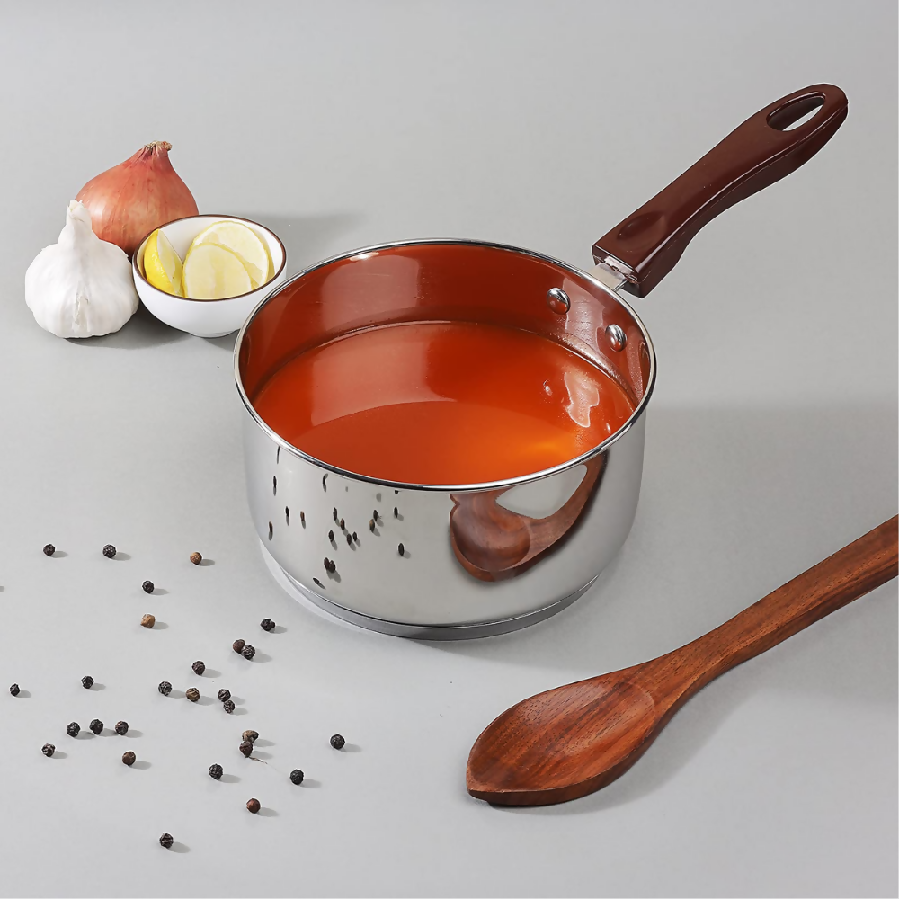 Vinod Stainless Steel Milkpan/Saucepan | Grocsy