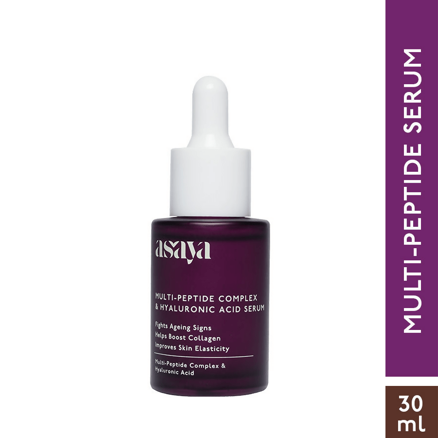 Asaya 5% Multi Peptide Serum With Hyaluronic Acid & Collagen Peptide Face Serum For Anti Ageing | Grocsy