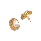 Nuyug Golden Spark Anti Tarnish studs | Grocsy