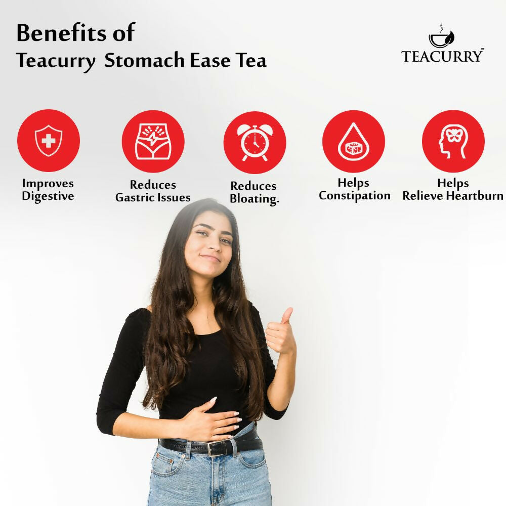 Teacurry Digestion Tea - Stomach Ease Tea | Grocsy