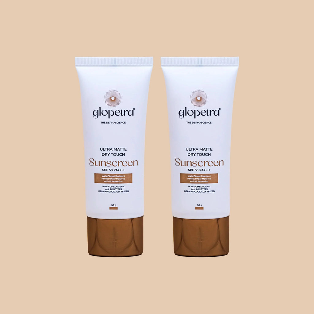 Glopetra Ultra Matte Dry Touch Sunscreen Spf 50 Pa+++ | Grocsy