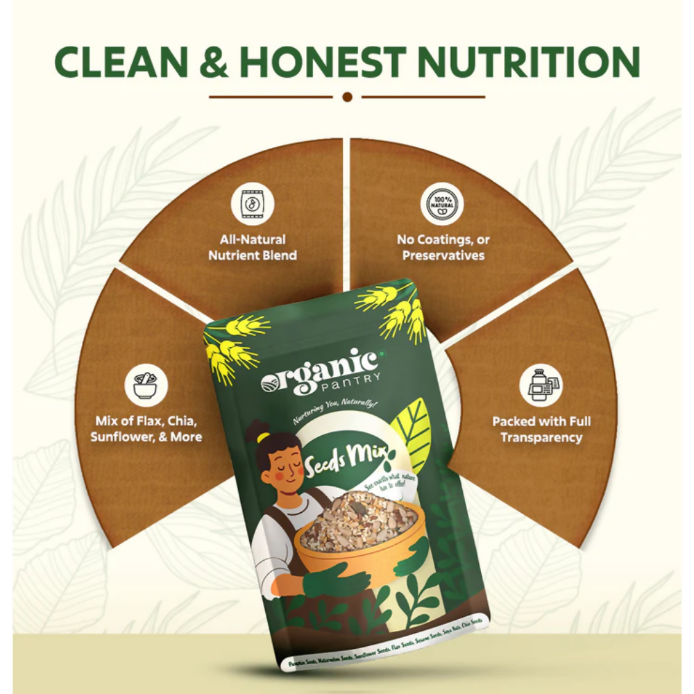 Organic Pantry Seeds Mix | Grocsy