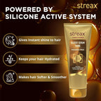 Streax Glossy Serum Shine Hair Conditioner For Dull & Dry Hair, With Silicon Actives for Shiny Hair & Frizz Control | Grocsy