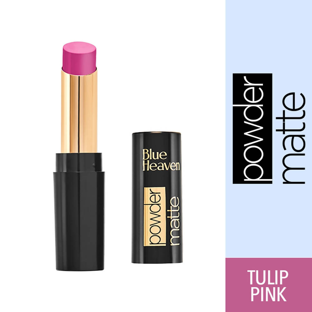 Blue Heaven Powder Matte Lipstick Tulip Pink | Grocsy