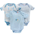 EIO New Born Baby Rompers Body Suits Jump Suit For Boys And Girls - Blue | Grocsy
