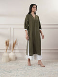 Joban Fashion Women's Khakhi V - Neck Dress | Grocsy
