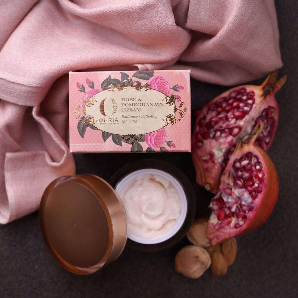 Ohria Ayurveda Rose & Pomegranate Cream | Grocsy