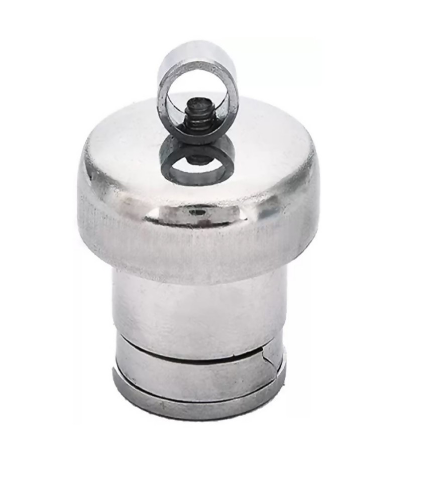NILAY Whistle Regulator Brass Vent Pipe, Steel Weight Whistle and Silver Safety Valve for All Pressure Cookers (Silver)(Vent Pipe) | Grocsy