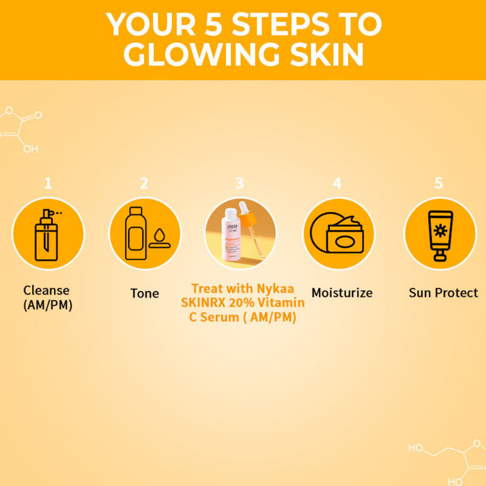 Nykaa SkinRX 20% Vitamin C Face Serum | Grocsy