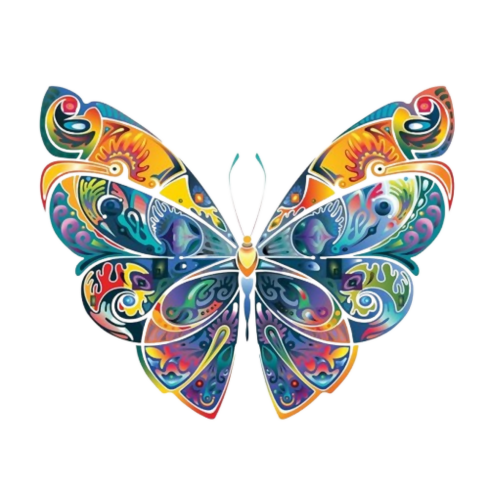 Rangoli White Glossy Vinyl Wall Sticker Premium | Grocsy