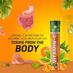 Himalayan Organics Vitamin-C Orange Flavour With Amla & Zinc Tablets | Grocsy