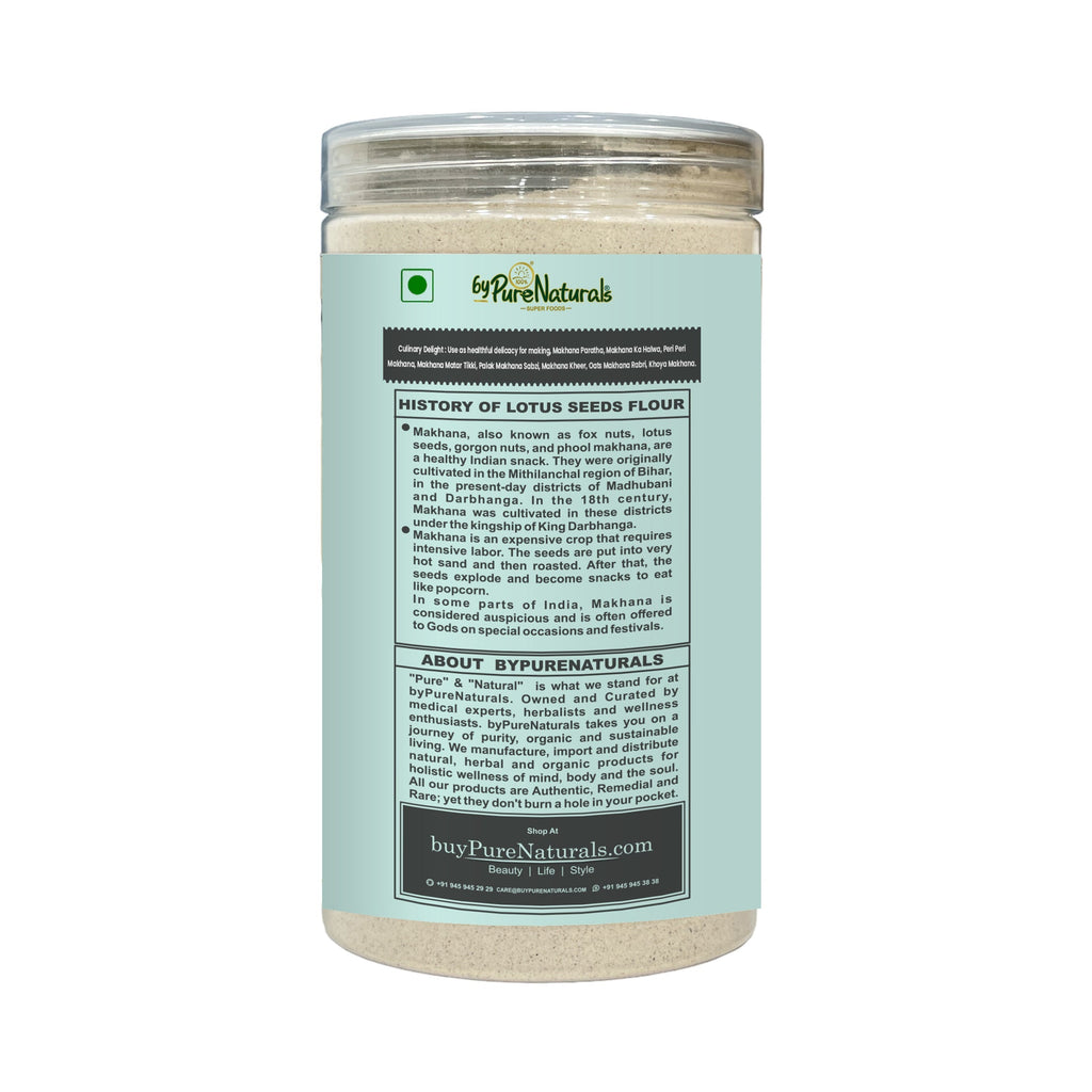 byPureNaturals Makhana Atta (Fox Nuts Flour) | Grocsy