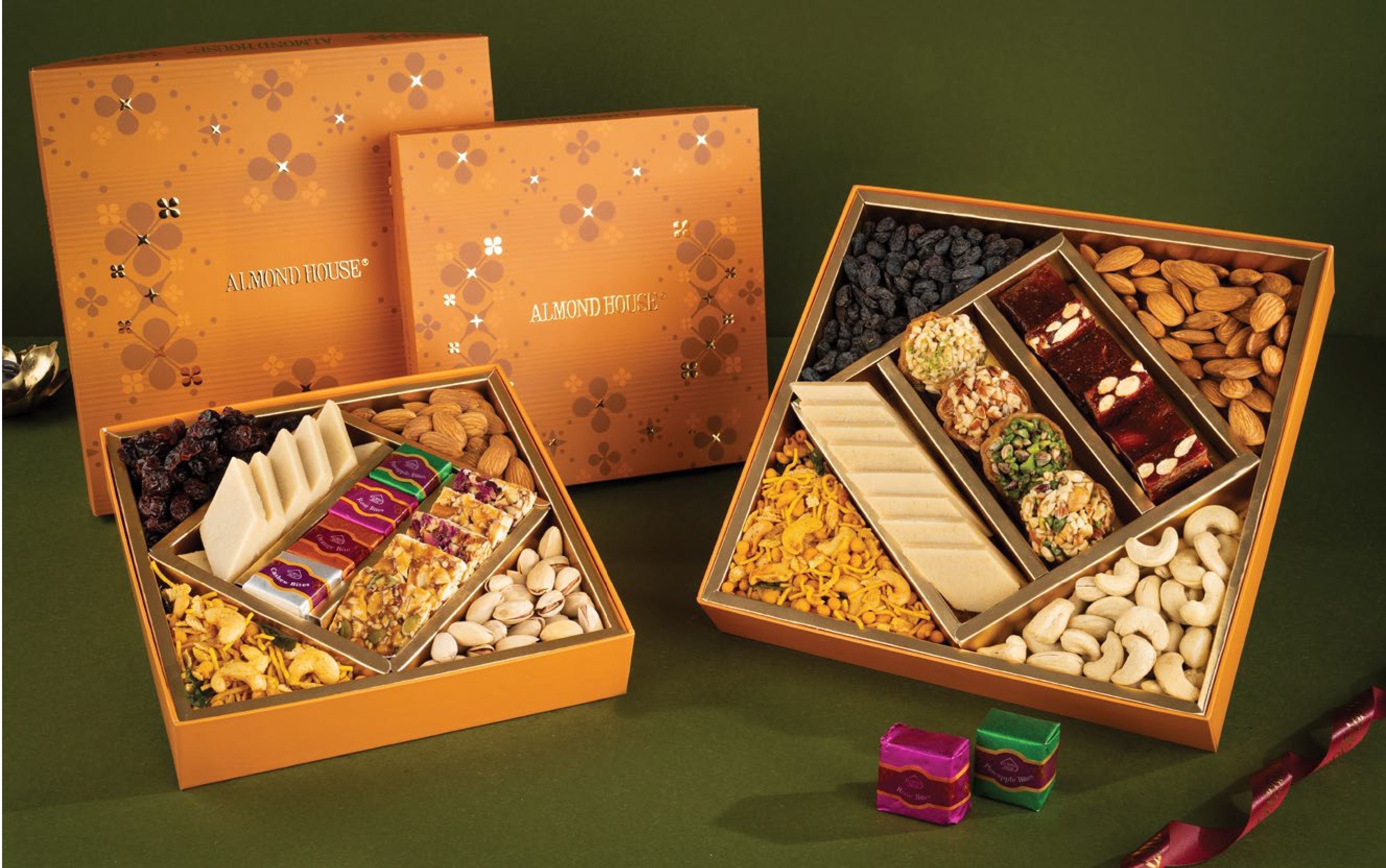 Almond House Sweets & Dry Fruit Combo | Grocsy
