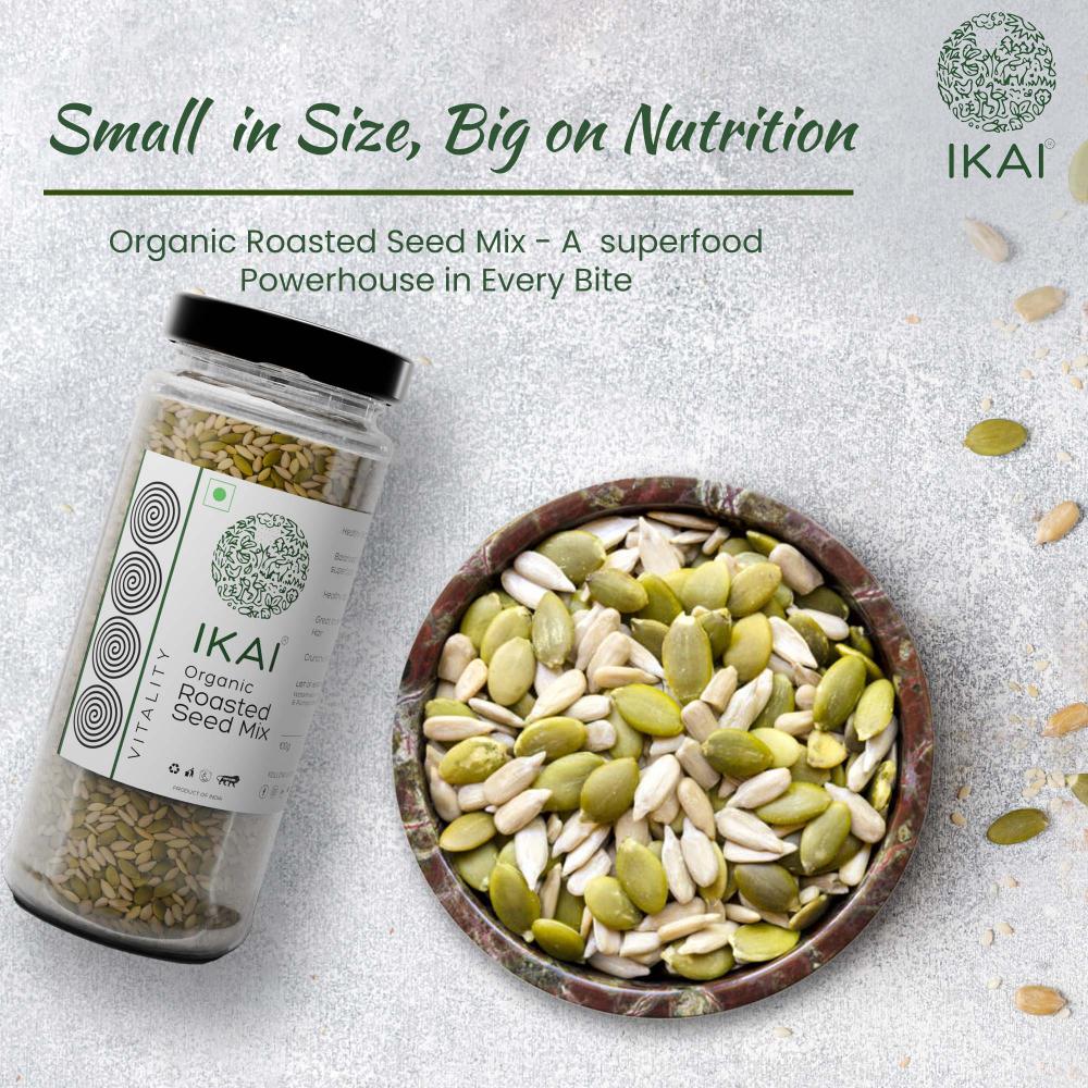 IKAI Organic Roasted Seed Mix | Grocsy