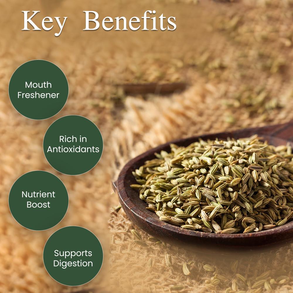 IKAI Organic Fennel Seeds | Grocsy