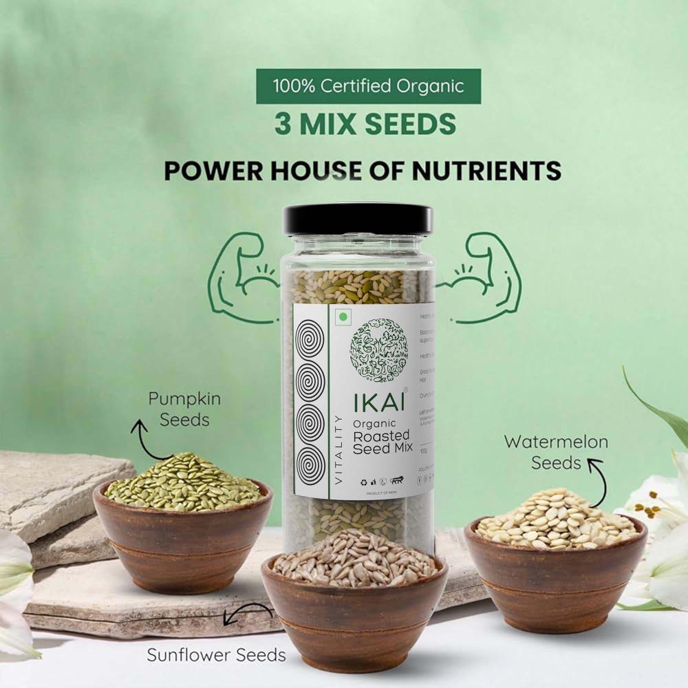 IKAI Organic Roasted Seed Mix | Grocsy
