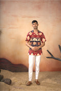 Blossom Print Cotton Shirt by Hilo Design | Grocsy