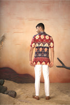 Blossom Print Cotton Shirt by Hilo Design | Grocsy
